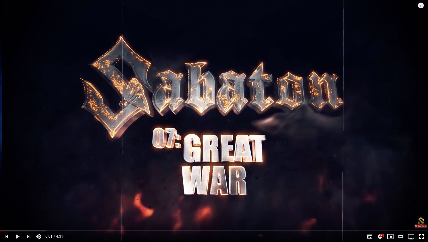 SABATON - Sparta (Official Lyric Video) 